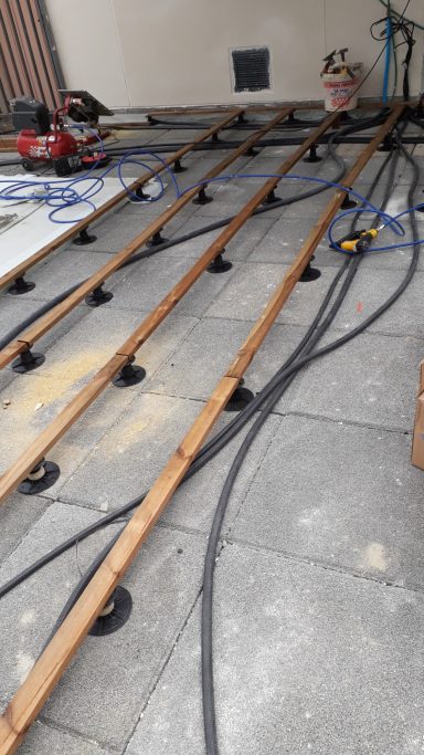 tarima de exteriores